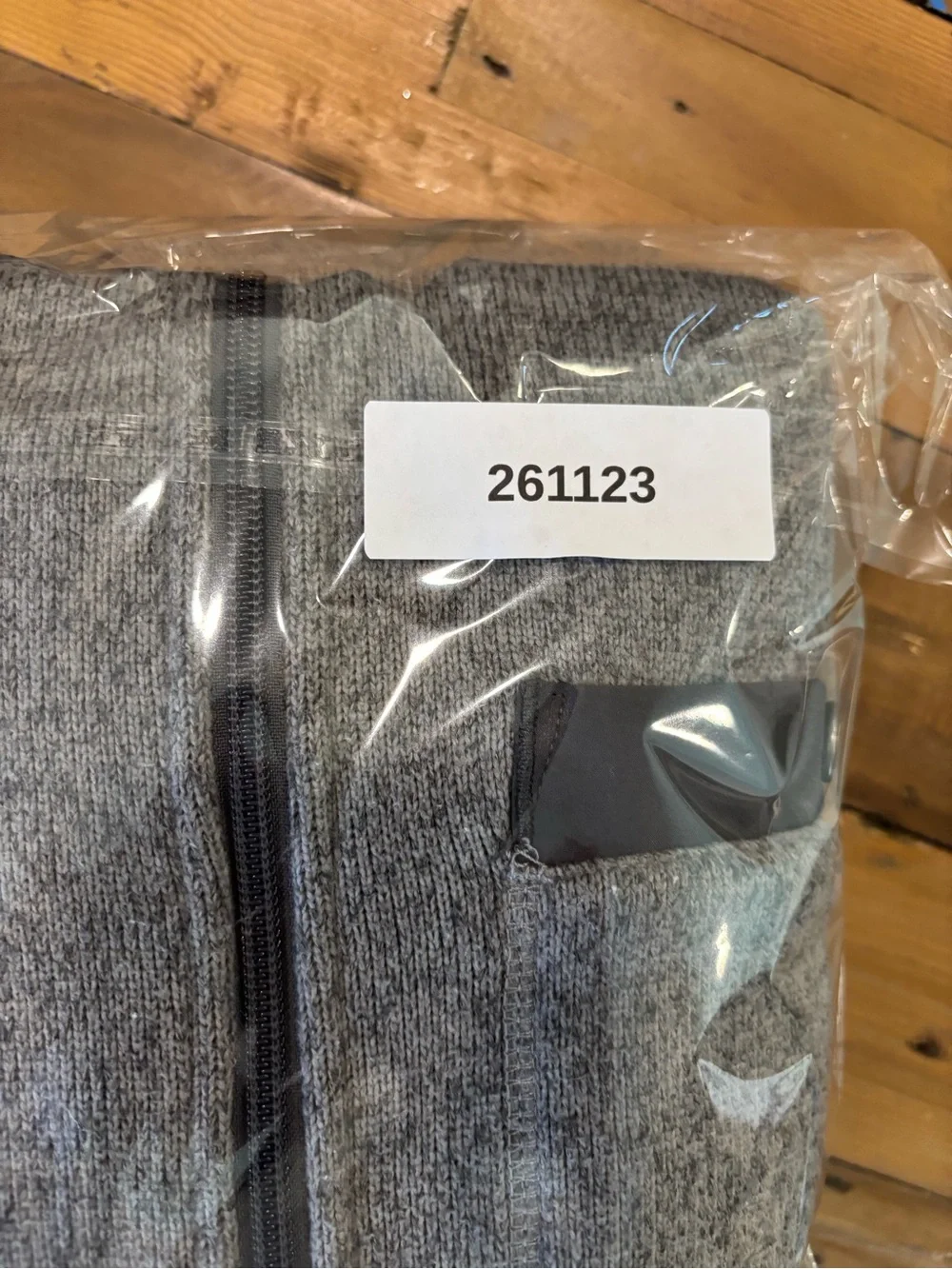 The North Face Gordon Lyons Hoodie Men’s Medium Gray Fleece Jacket NF0A5GMQ EUC